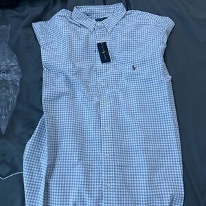 Polo bottom up long sleeve never worn all tags still on it size 2LT